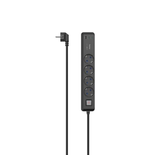Power Strip, 4-Way, USB-C/A 65 W, PD, HAMA-223189