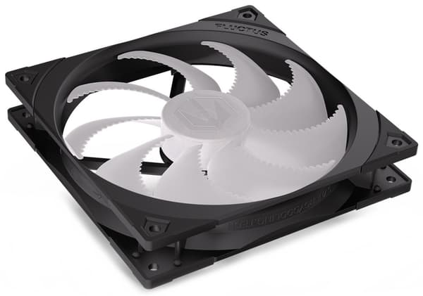 Fan ENDORFY Fluctus 140 PWM ARGB - Black Sort, Hvit