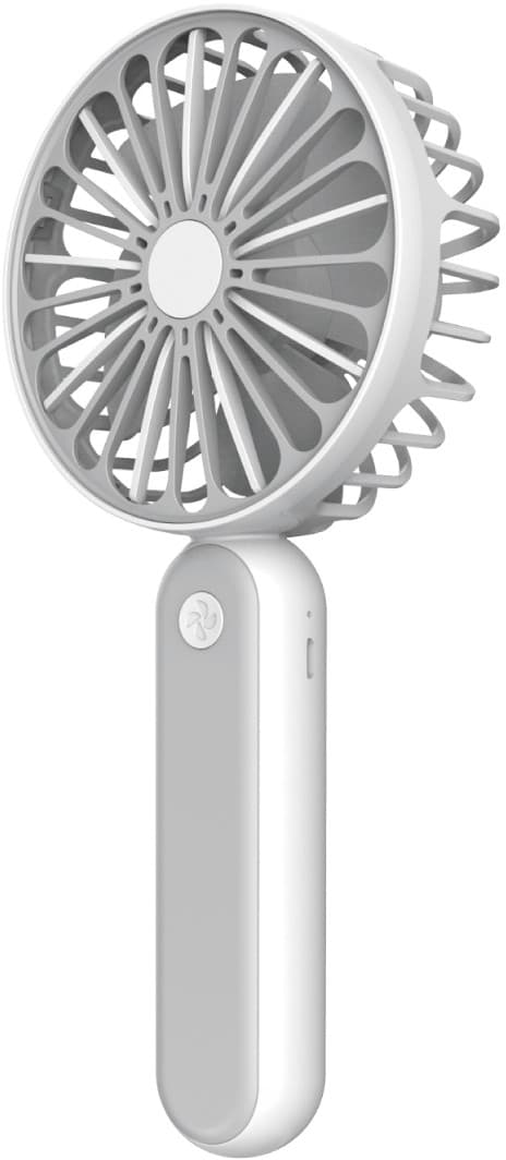 Platinet rechargeable fan 1200mAh, white/grey (45246)