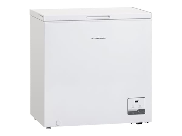Scandomestic Standard CF200WD - Öppning uppåt - bredd: 82.3 cm - djup: 55.5 cm - höjd: 83.5 cm - 199 liter - Klass D - vit Vit