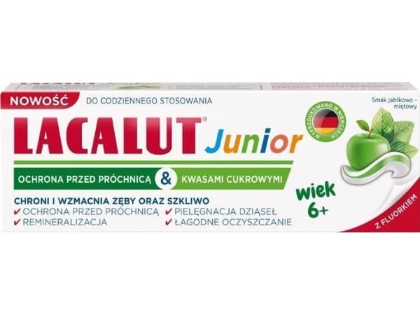 Zdrovit LACALUT Junior Tannkrem for barn fra 6 år 55ml