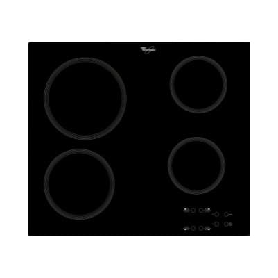 WHIRLPOOL Electric Hob AKT 801 NE 60 cm Ceramic Sort