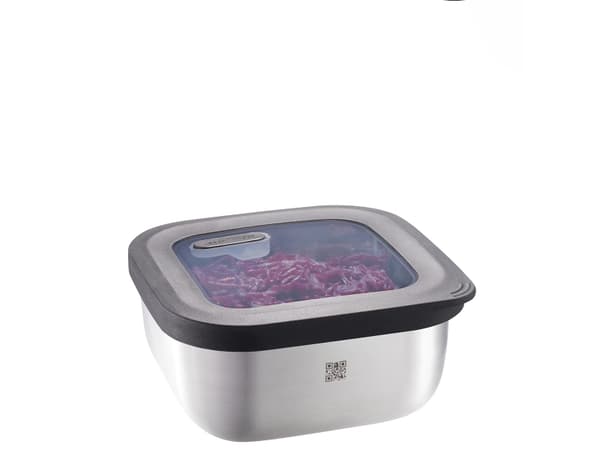 GEFU Provido, Skål, Torg, 900 l, Rostfritt stål, Rostfritt stål, 300 ° C