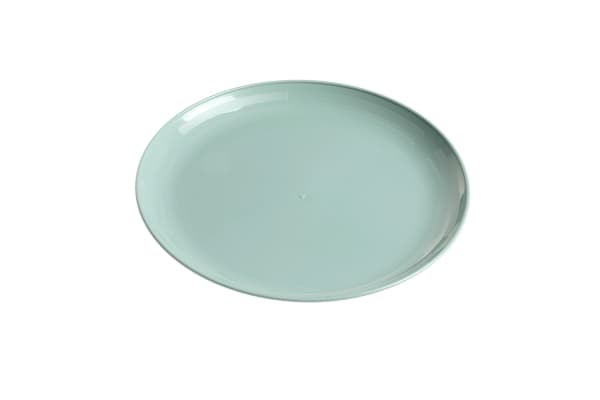 Okko Shallow Big Plastic Plate. Green