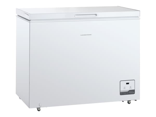 Scandomestic Standard CF300WD - Öppning uppåt - bredd: 112.5 cm - djup: 61 cm - höjd: 83.5 cm - 299 liter - Klass D - vit Vit