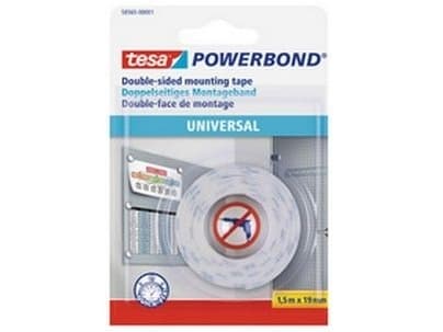 TESA 58565, Transparent, 1,5 m, 19 mm, Blåsa, 1 styck