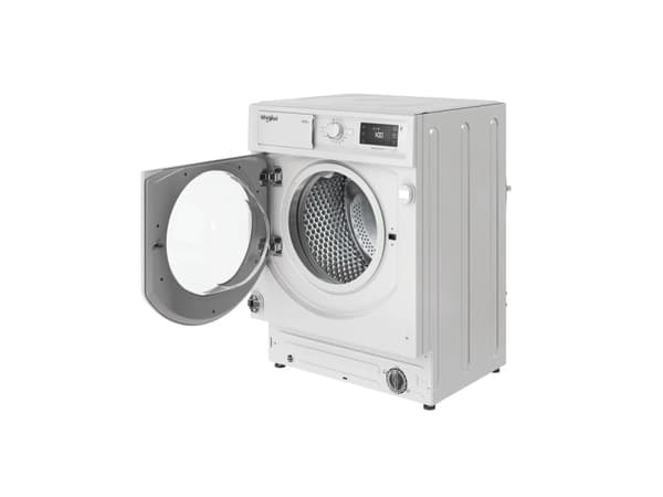 Whirlpool FreshCare BI WDWG 861485 EU, frontlastende, innebygd, hvit, venstre, hvit, knapper, sving