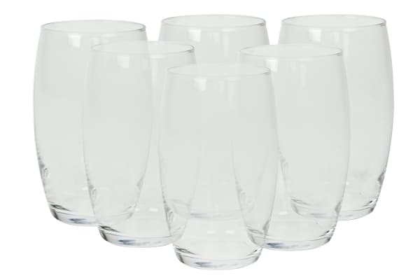 Luminarc Versailles G1650, Single/enkelt, 0,375 l, Gjennomsiktig, Glass, Universell, 6 stykker