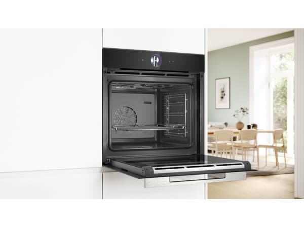 Bosch Serie 8 HSG7361B1, Keskikokoinen, Sähköuuni, 71 L, 71 L, 30 - 250 °C, Kiinteä
