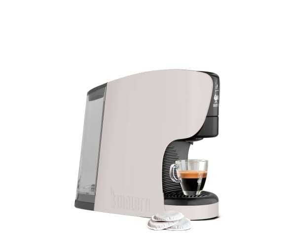 Bialetti 098150533, Pod kaffe maskin, 0,4 l, Kaffe pute, 1450 W, Grå