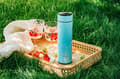 Miniatyrbilde 2 av 5: Adler | Thermal Flask | AD 4506bl | Material Stainless steel/Silicone | Blue
