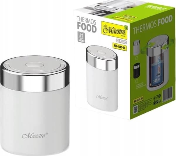 Riposo Thermos MAESTRO MR-1649-50 valkoinen