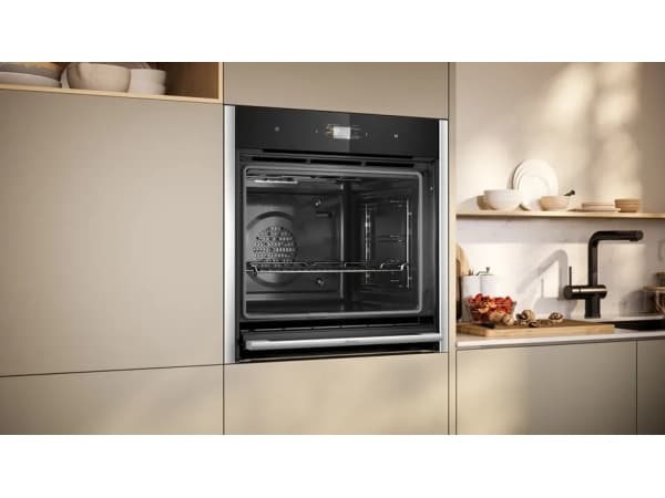 Neff B64CS71N0, Keskikokoinen, Sähköuuni, 71 L, 71 L, 40 - 275 °C, Hydrolyyttinen + pyrolyyttinen