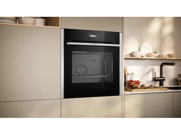 Neff N 70 B24CR31N0, Medium, Elektrisk ovn, 71 l, 71 l, 40 - 275 °C, Hydrolytisk + pyrolytisk