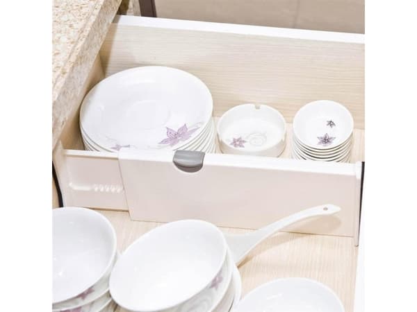 Aptel Skuffeskillevegg Justerbar Organizer for kjøkkenskuff 37,5-54cm AG749A