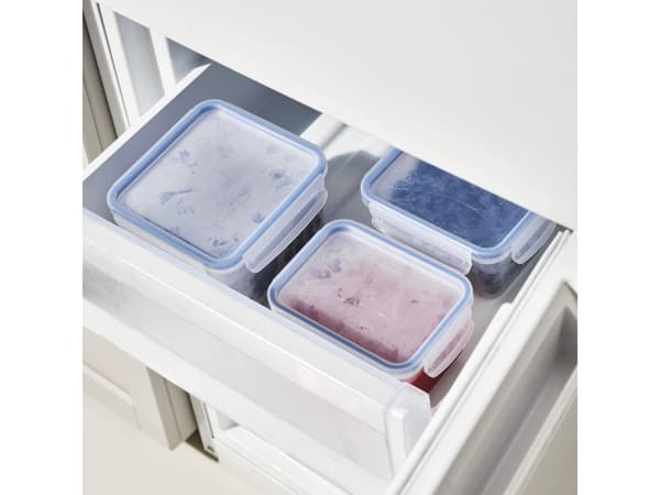 Rotho 1162206161WS, Boks, Rektangulær, 0,5 l, Blå, Gjennomsiktig, -20 °C, 120 mm