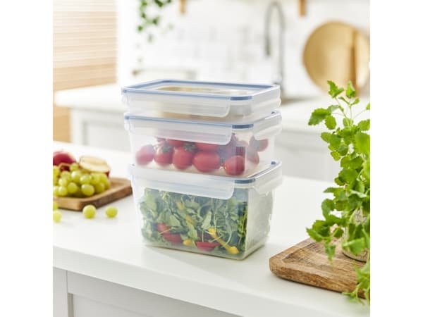 Rotho 1162906161WS, Låda, Rektangulär, 3 l, Blå, Transparent, -20 ° C, 160 mm
