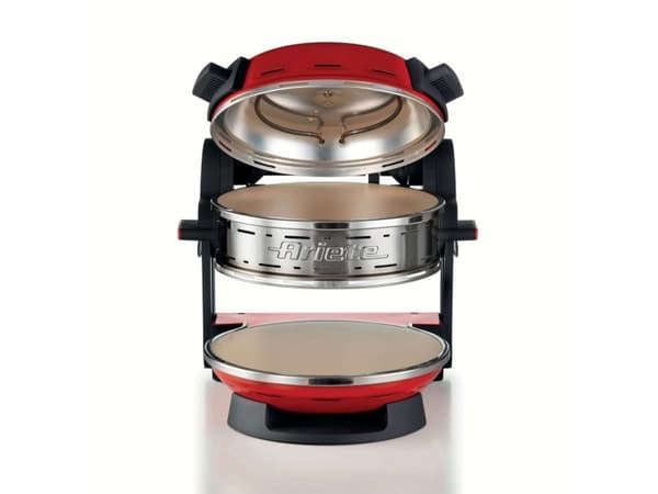 Ariete 0927/00, 2 pizza(er), Rød, 32 cm, 400 °C, Stein, 2300 W