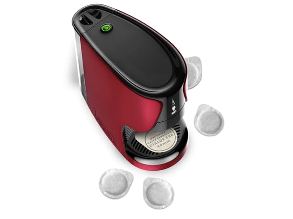 Bialetti 098150531, Pod kaffe maskin, 0,4 l, Kaffe pute, 1450 W, Rød