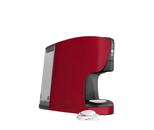 Bialetti 098150531, Pod kaffe maskin, 0,4 l, Kaffe pute, 1450 W, Rød