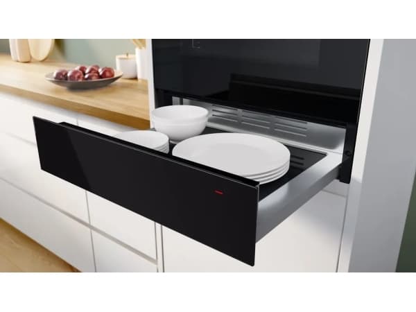 Bosch Serie | 8 BIC7101B1 - Värmeskåp - inbyggd - fördjupning - bredd: 56 cm - djup: 55 cm - höjd: 14 cm - svart