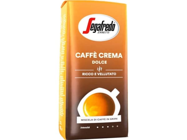 Segafredo Caffe Crema Dolce, 1 kg, Kaffemaskin, Lysbrent, Segafredo