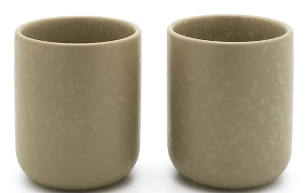 Bredemeijer Umea loam, Sett, 0,2 l, Grå, Keramisk, Krus, Te