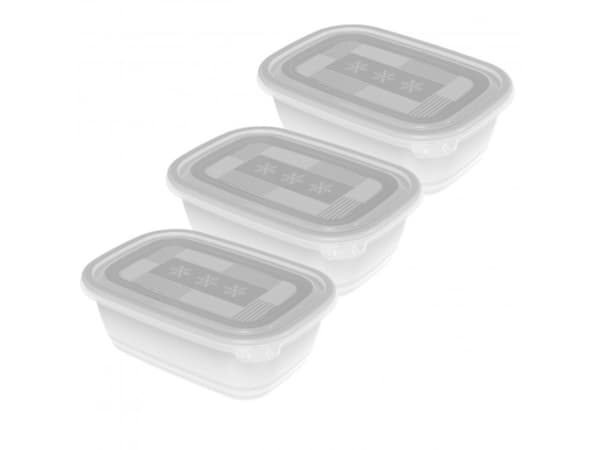 Rotho 1725800096, Ställ, Rektangulär, 1 l, Transparent, Vit, Polypropylen (PP), 135 mm