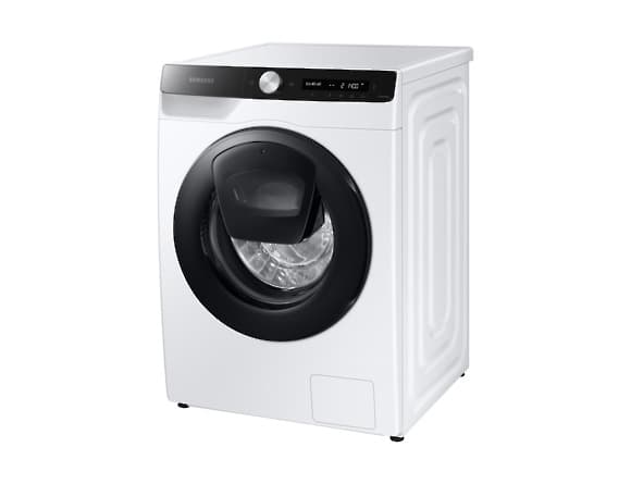 Samsung WW5000T WW90T554DAE - Vaskemaskin - Wi-Fi - bredde: 60 cm - dybde: 63.5 cm - høyde: 85 cm - frontileggelse - 9 kg - 1400 rpm - hvit med svart
