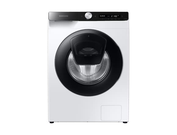 Samsung WW5000T WW90T554DAE - Vaskemaskin - Wi-Fi - bredde: 60 cm - dybde: 63.5 cm - høyde: 85 cm - frontileggelse - 9 kg - 1400 rpm - hvit med svart