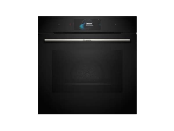 Bosch Serie 8 HSG7584B1, Medium, Elektrisk ovn, 71 l, 71 l, 30 - 250 °C, Hydrolytisk Sort