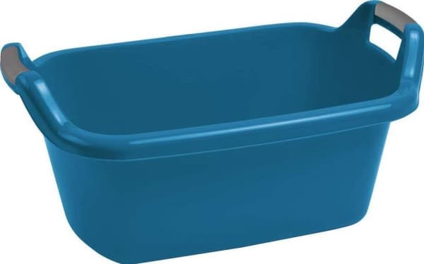 Kulho kahvoilla soikea 35L sininen