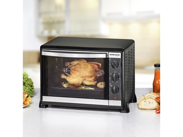 Rommelsbacher BG 1550 - Elektrisk ovn med grill - 30 liter - 1.6 kW - svart