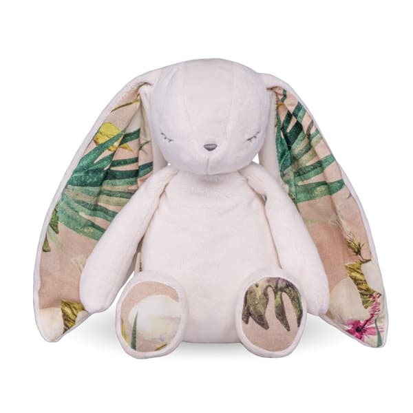 Humiseva pehmo Diddou Teddy Bear tähtiprojektorilla - ecru
