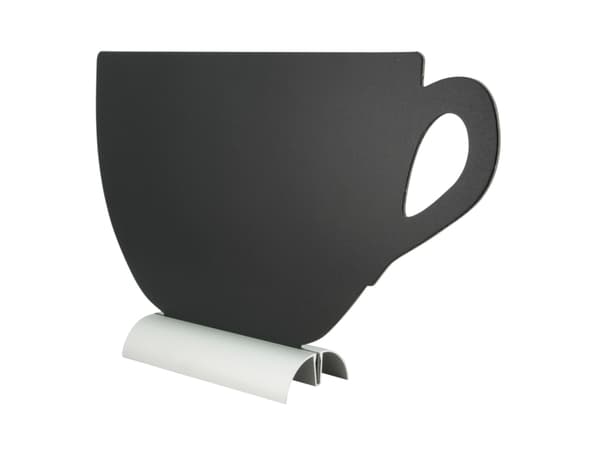 Securit® silhouet CUP bordskilt med alufod