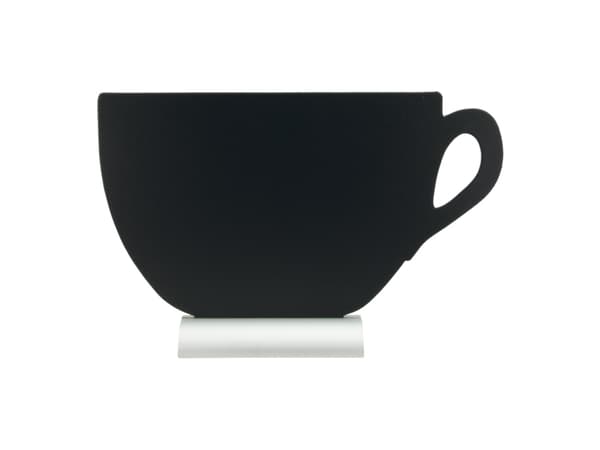 Securit® silhouet CUP bordskilt med alufod