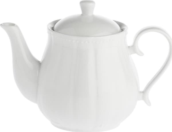 Ducale Tea Pot - White, 1.25 ltr