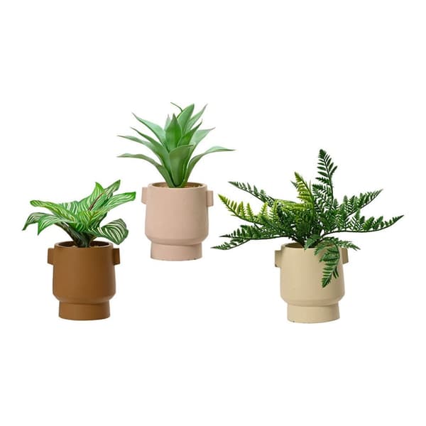 Dekorativ plante EDM 808559 25 cm Urtepotte