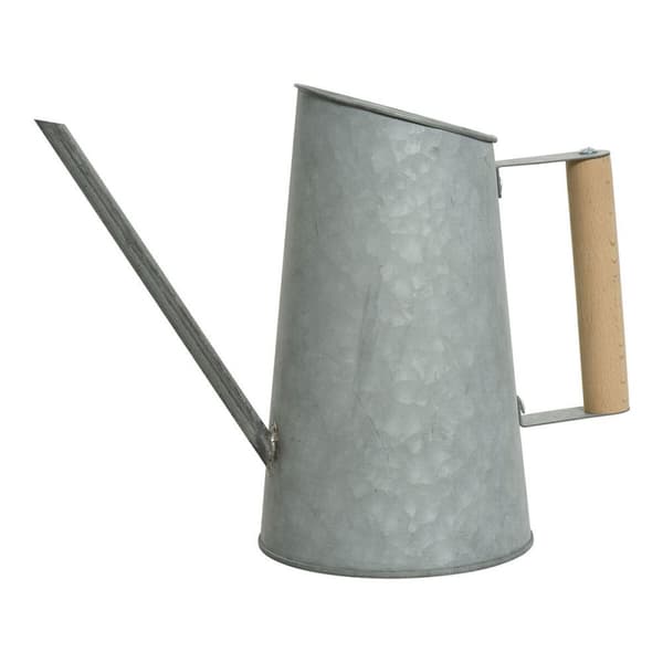 Antiikkinen Galvanoitu Kastelukannu 1,5 L – Koristeellinen muotoilu EDM 850776, Koko 12 x 29 x 22 cm. Täydellinen puutarhaan tai sisätiloihin.