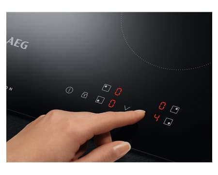 AEG IBE6420SCB, Sort, Innebygget, 60 cm, Sonebasert induksjon, Glass-keramikk, 4 zone(s)