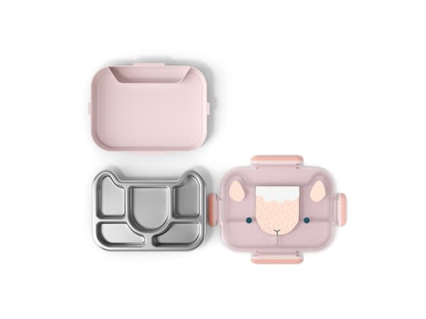 monbento MB Wonder, Lunchlåda, Adult/Child, Rosa, Polypropylen (PP), Bild, Rektangulär