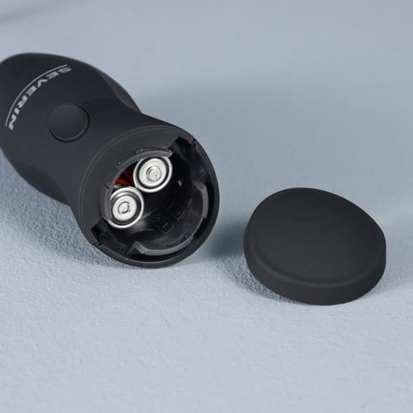 Severin sm3590 kompakt og handy mælkeemulsion, glat mælkeskum, batterier medfølger, 11.500 rpm, pulsberøring