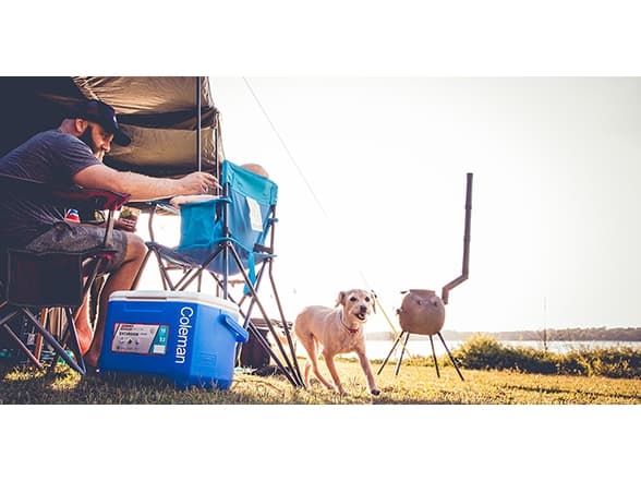 Coleman 16QT Tricolour Performance Cooler, Svart, Blå, 15 l, 1,8 kg