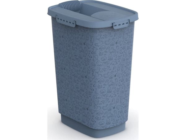 Rotho Cody, Lemmikkiruoan säilytysastia, Sininen, Kuva, Vapaasti seisova, 25 L, Irrotettava kansi