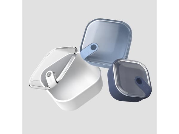 Rotho 1057001023WS, Beholder, firkant, 0,425 l, Hvit, Plast, 120 mm