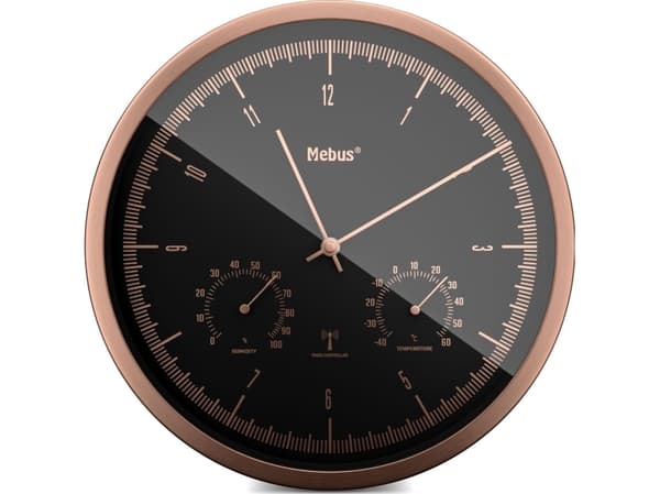 Mebus Mebus 19778 radio wall clock with Thermo-Hygrometer