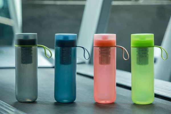 Philips AWP2722GRR/10, 590 ml, Sykkel, Daglig bruk, Fitness, Turgåing, Idretter, Sort, Limefarget, Lineær lavdensitetspolyetylen (LLDPE), Black, Voks