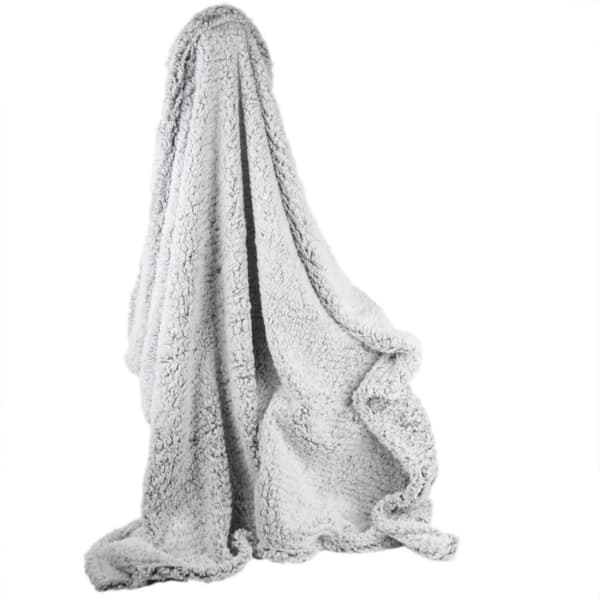 Soportar gråt fleece tæppe