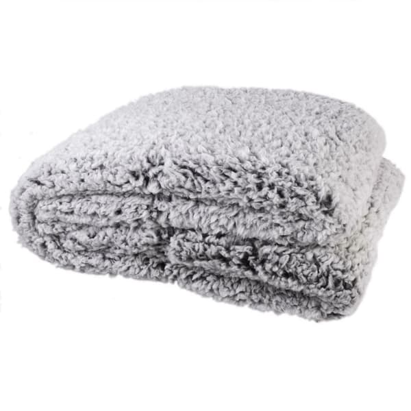 Soportar gråt fleece tæppe