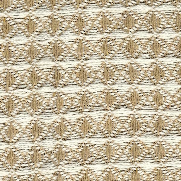 Honeycomb tæppe/plaid, beige, 120x150cm